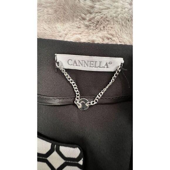 Cannella Black/White Dress Set Bolero, Made In Italy,size 42,size 6 - Picture 16 of 16